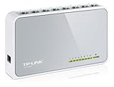 TP-Link TL-SF1008D 8-Port Fast Ethernet-/Netzwerk-/Lan Switch (10/100Mbit/s,...