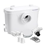 Aquamatix Hebeanlage 400W Sanitäre Abwasserpumpe 100L/min 6,5m Vertikale...