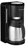 Rowenta CT3818 Filterkaffeemaschine Adagio Milano, Edelstahl- Thermokanne, 10-15...