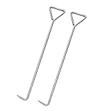 YANBI Schachthaken 80 cm Langes Werkzeug für Kanaldeckel, 2pcs Edelstahl...