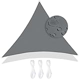 Sonnensegel Wasserdicht Dreieck 3x3x3m Sonnenschutz Wetterschutz Segel Baldachin...