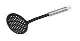 Fackelmann Abseihlöffel 33 cm OVALGRIFF, Abtropflöffel für beschichtete...