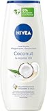 NIVEA Coconut & Jojoba Oil Pflegedusche (250 ml), pH-hautneutrales Duschgel mit...