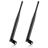 Nelawya WLAN-Antenne 6 dBi SMA-Stecker Dualband 2,4 GHz 5,8 GHz MIMO-Antenne...