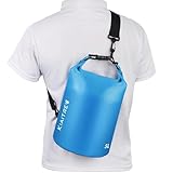 Kiaitre Dry Bag, wasserdichte Tasche mit Schultergurt, 5L 10L 20L Roll Top...