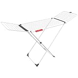 Vileda Wäscheständer Stahl, Aluminium, Trockenleinenlänge: 20m, Weiß