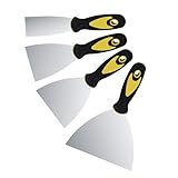 4-teiliges Spachtelmesser-Set – rostbeständige Gipskelle, Farbkelle,...