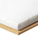 Topper 90x200 cm – 8 cm Höhe, Wendbar H2 & H3 Härte, Gel-Schaum & Visco...