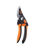 BLACK+DECKER Bypass Gartenschere - Gartenschere Hochwertige Stahlklingen -...