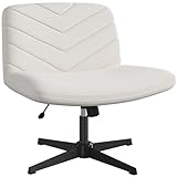 Yaheetech Bürostuhl, Ergonomischer Schreibtischstuhl mit breitem Sitzkissen,...