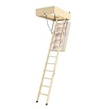 FAKRO - LWT Dachbodentreppe - Bodentreppe 120x60 cm - Gedämmt, 0,51 U W/m²K -...