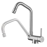 ONECE Vorfenster Küchenarmatur mit 2 Strahlarten, Wasserhahn Küche Klappbar...
