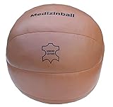 lisaro Premium Medizinball aus Echt-Leder | Superqualität | Vintage...