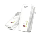 AVM FRITZ!Powerline 1260/1220 WLAN Set (WLAN-Access Point, ideal für...