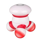 Cotsoco Mini-Handmassagegerät, tragbar, vibrierend, mit LED-Licht, ideal für...