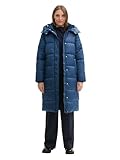 TOM TAILOR Damen Puffer Parka mit Abnehmbarer Kapuze, 26779 - Nighttime Blue, L