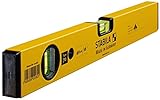 STABILA Wasserwaage Type 70, 40 cm, leichtes Alu-Profil, 1 Horizontal-Libelle, 1...