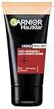 Garnier Peel-Off Maske gegen Mitesser, Schwarze Gesichtsmaske für strahlende...