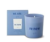 ipuro re:new Duftkerze im Glas mit Jasmin, Ylang-Ylang & Sandelholz Duft - aus...