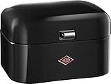 Wesco 235 101 Single Grandy Brotkasten schwarz 22 x 28 x 17cm (L/B/H), Edelstahl