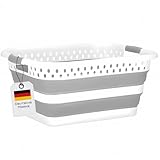 König Design Wäschekorb faltbar - 24 Liter & Universelle Nutzung I...