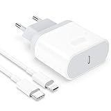 Anigaduo Ladekabel for iPhone - 25W USB C Ladegerät for iPhone 14/14 Plus/14...
