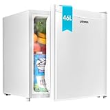 Upstreman 46L Mini-Kühlschrank mit Gefrierfach, einstellbarem Thermostat,...