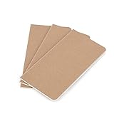 Wanderings Notizbuch Einlagen - 21cm x 11cm - Punktiertes Papier - 3er Set -...