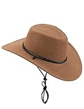 DEGUISE TOI Cowboy-Hut aus Wildlederimitat - Braun