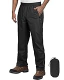 Outdoor Ventures Herren Regenhose Fahrrad Wasserdicht Atmungsaktiv Überziehhose...