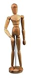 Lefranc Bourgeois 806158 Gliederpuppe aus Holz 30cm, Männlich, Mannequin aus...