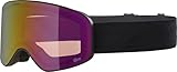 ALPINA FERNIE Q-LITE - Verspiegelte Skibrille für Kinder, Kontrastverstärkende...