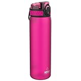 ion8 Trinkflasche, 500 ml, Auslaufsicher, Einhandöffnung, Sichere Verriegelung,...