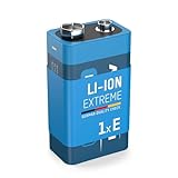 ANSMANN Extreme Lithium Batterie 9V E-Block 1er Pack - hohe Kapazität, extrem...