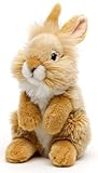 Uni-Toys - Angorakaninchen beige, stehend - 18 cm (Höhe) - Plüsch-Hase,...