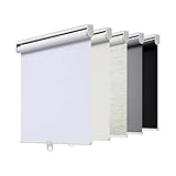 AOSKY Rollos Verdunkelnd ohne Kordel für Fenster & Türen mit Federsystem -...