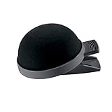 SIGEL MU192 Nadelkissen mit praktischem Kunststoff-Clip, schwarz/grau