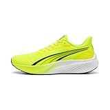PUMA Unisex Pounce LITE Straßen-Laufschuh, Yellow ALERT Black, 44.5 EU