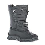 Trespass DODO, Unisex-Kinder Schneestiefel, Schwarz (BLACK BLK), 28 EU (10 UK)