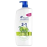 Head & Shoulders Apple Fresh 2in1 Anti-Schuppen-Shampoo, 800 ml Pumpspender, bis...