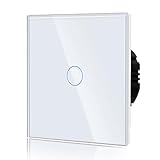 BSEED Touch Lichtschalter Glas Berührung Wandlichtschalter Standard 110V - 240V...