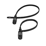 FISCHER Fahrradschloss, Kabelbinderschloss-Set Spezialschloss mit Zahlenschloss,...