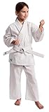 IPPONGEAR Unisex Jugend Club 2 Gi Karateanzug, Weiß, 140 EU