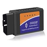 obd2 Bluetooth Adapter, OBD2 Diagnosegerät Bluetooth 5.0, obd2 car Scanner,...