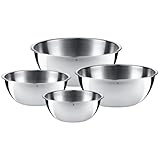 WMF Gourmet Schüsselset 4-teilig, Edelstahl Schüsseln für die Küche 0,75l -...