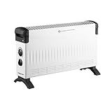 KASPAR Konvektor Heizung Heizgerät Heizkörper Mit Thermostat Und 3 Heizstufen...