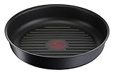 Poêle grill fonte d'aluminium Tefal Ingenio Eco Resist 26 cm Noir