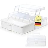 SYLANDO 31,5 cm Aufbewahrungsbox mit fächern, Sortierboxen, Nähkasten,...