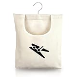 IETWATE Wäscheklammerbeutel, Baumwoll Canvas Klammerbeutel für Wäscheklammern...