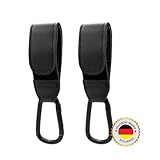 ESSENTIVAL Kinderwagen Haken für Taschen (2 Stück) - Großer...